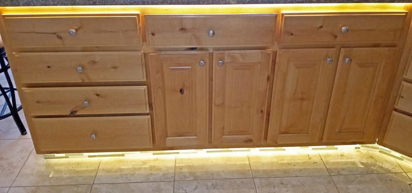 2X 12VDC 6W LED 5630 Aluminum Strip Warm White Under Cabinet Light Fixture 20"