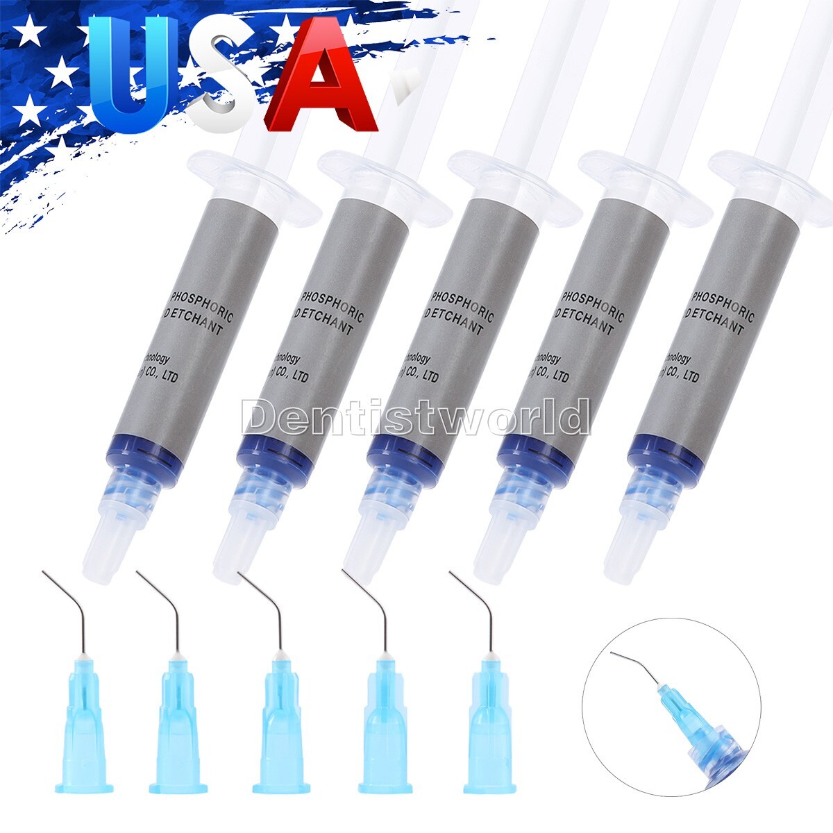 5X Dental 37% Gel de Grabador de Ácido Fosfóric Compuesto For Esmalte y dentina