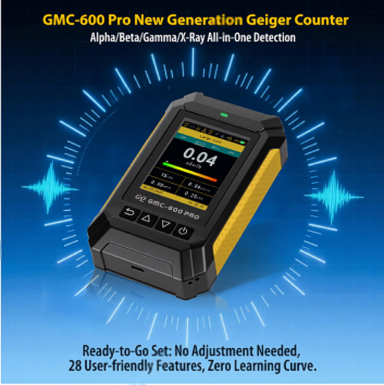 GQ GMC-600 Pro Geiger Counter Alpha, Gamma, Beta X-Ray Radiation Monitor