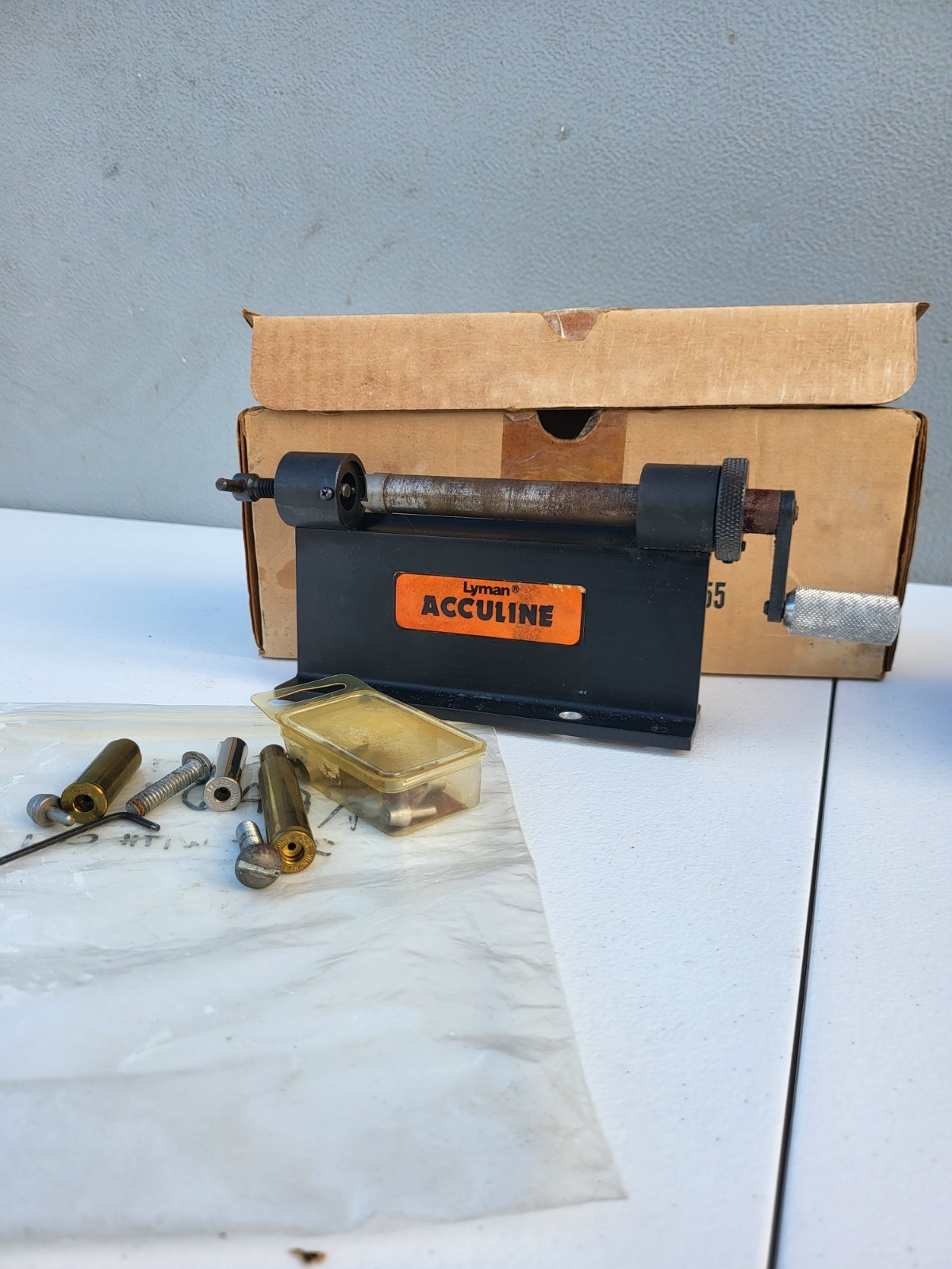 Vintage Lyman Accu Trimmer Precision Tool For Ammo Reloading  For Case Trimming