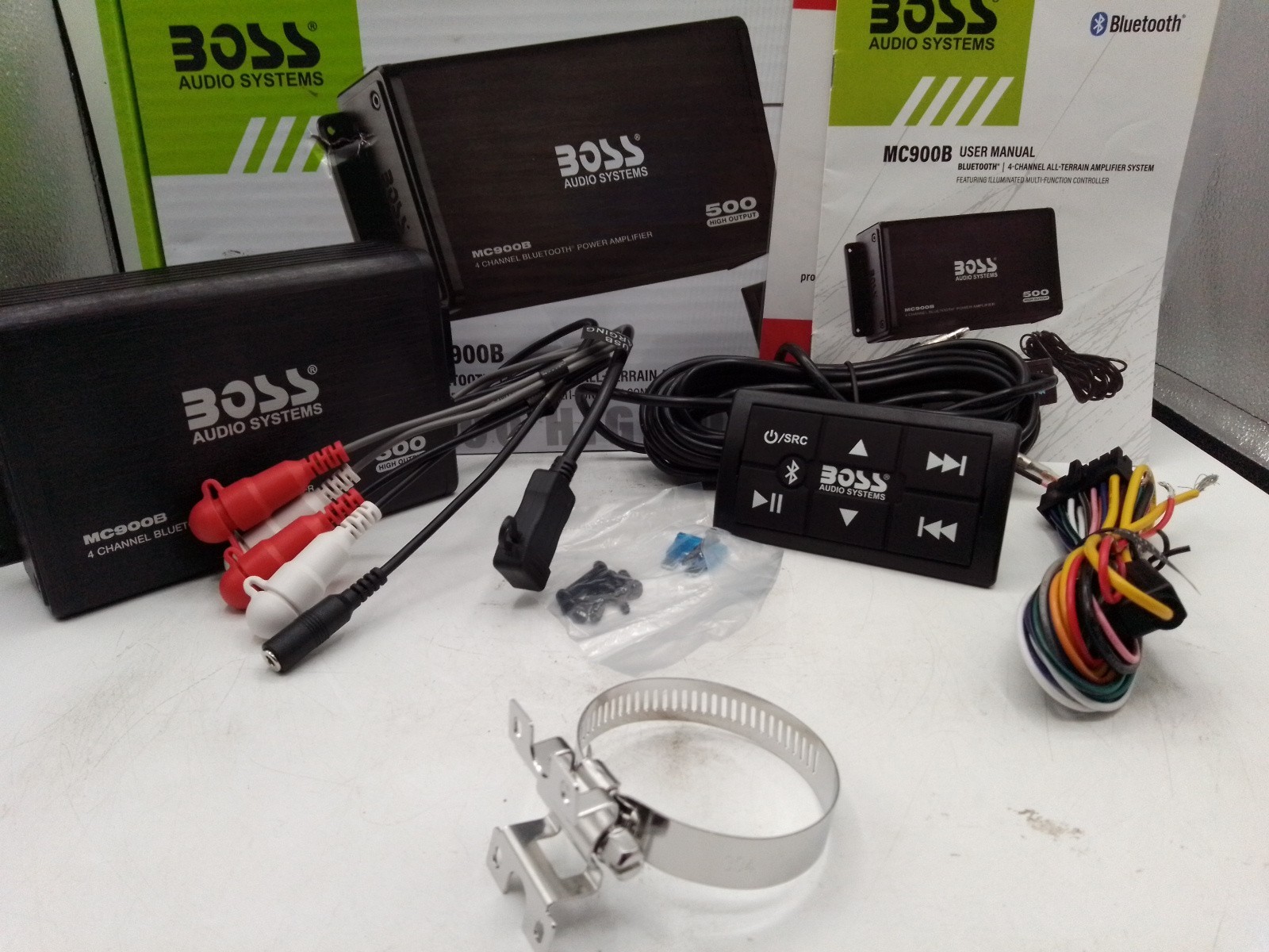 BOSS Audio Systems MC900B All-terrain Amplifier System 500 High Output