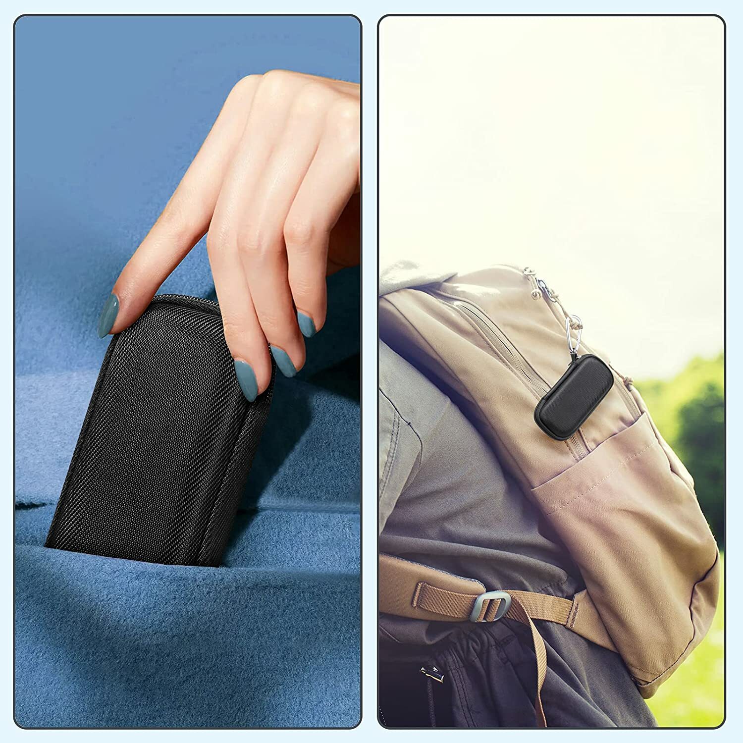 Carrying Case for Kardia Mobile 6L Protective Portable Travel Cover Storage Bag