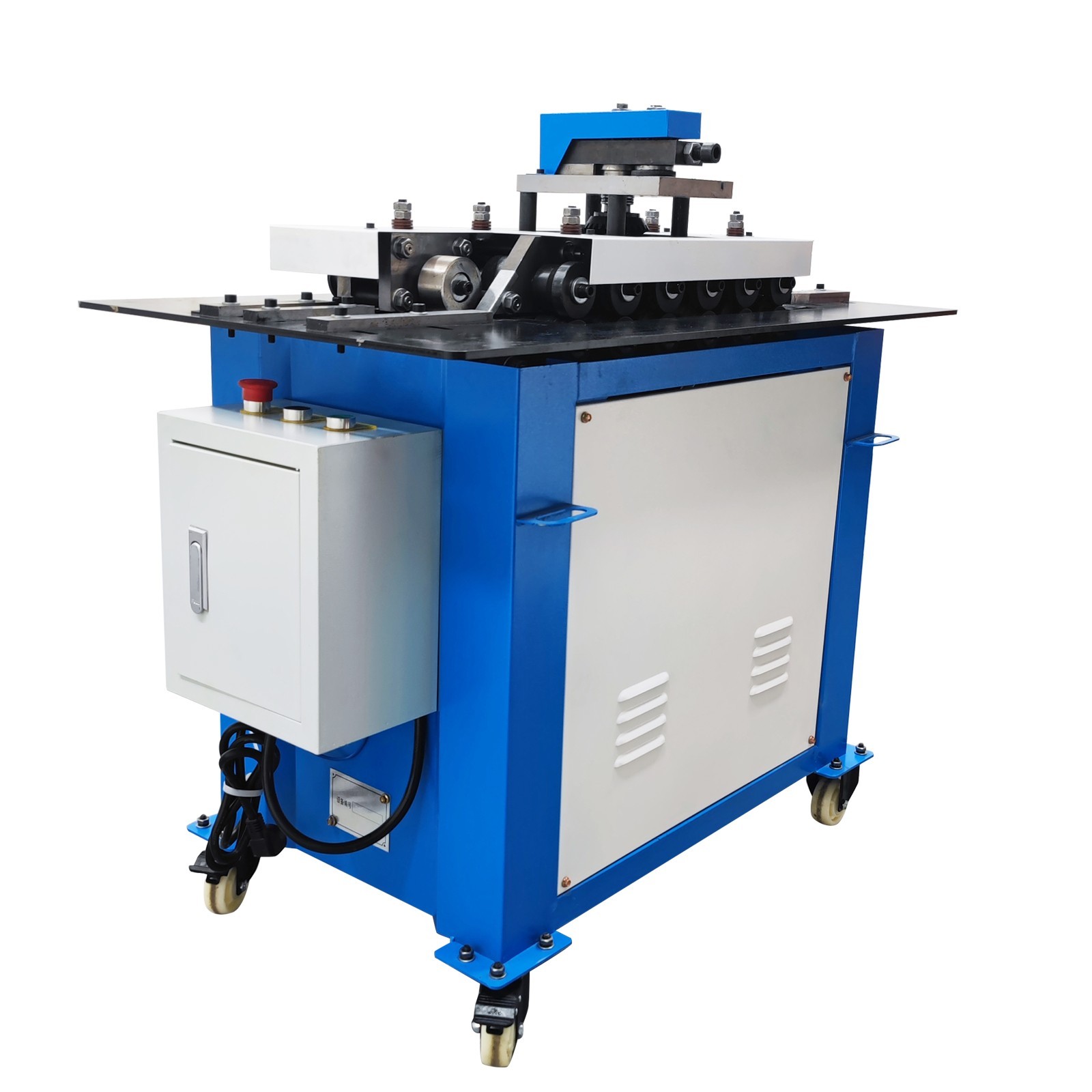 220V Seam Lock Forming Machine C-drive-locking and Radial Hem Seam 7 Shapes