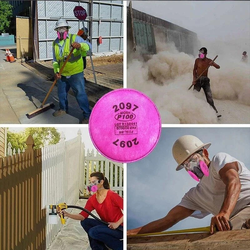 10PCs 2097 Filters Replacement for 3M 6200/6800/6900/7501/7502/7503 Respirator