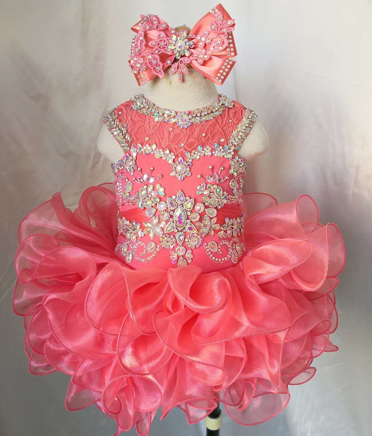 Jenniferwu Pageant Party Princess Birthday Dresses Tulle Tutu Dress for Girls