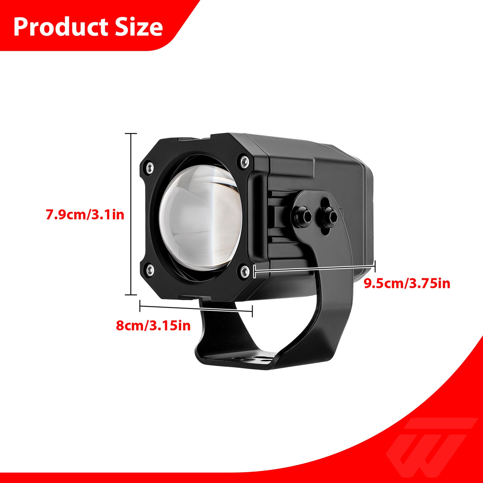 2x Laser RGBW LED Whip Lights Whipless Antenna For ATV UTV SXS Can-am x3 Polaris