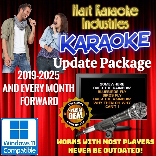 Karaoke Hard Drive Player Updates 2019-2026 - Free Lifetime Updates