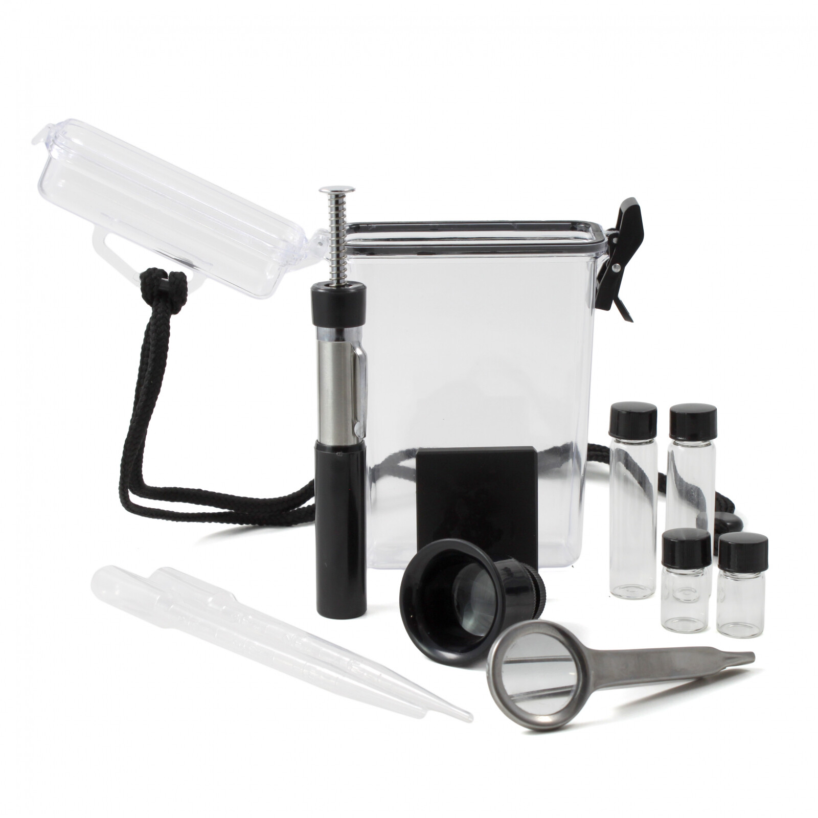 ASR Outdoor Clear Pocket Portable Travel Gold Panning Kit 11pc