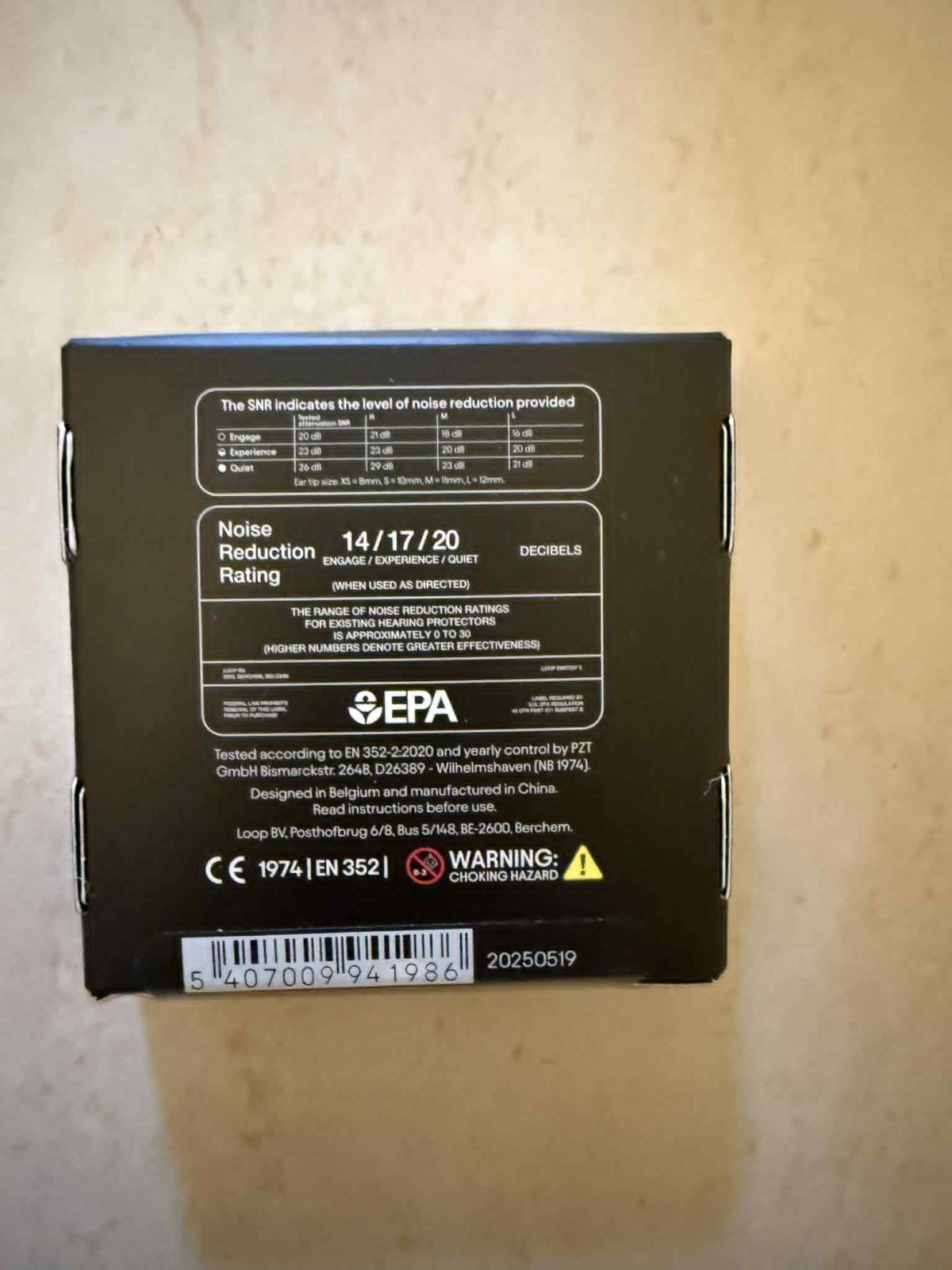 Loop Earplugs Switch 2 Gold NEW (FREE SHIPPING)