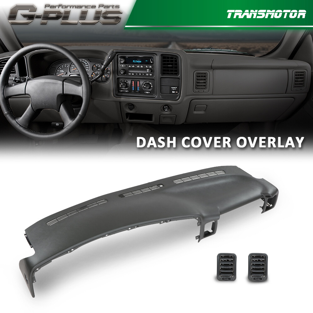 Dash Pad Dash Cap Panel Dashboard Gray Fit For 1999-06 Chevy Silverado Sierra