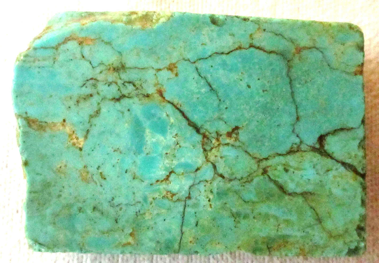 Natural Royston Turquoise Block - 188 grams - Nevada - Old Stock