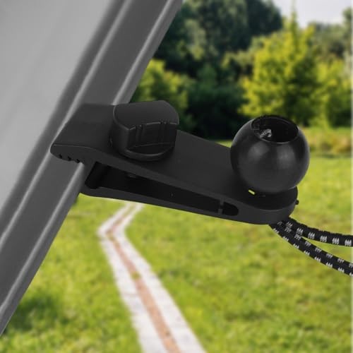 Heavy Duty Lock Grip Tarp Clips Set, Adjustable Tarp Tie Downs Clamps and