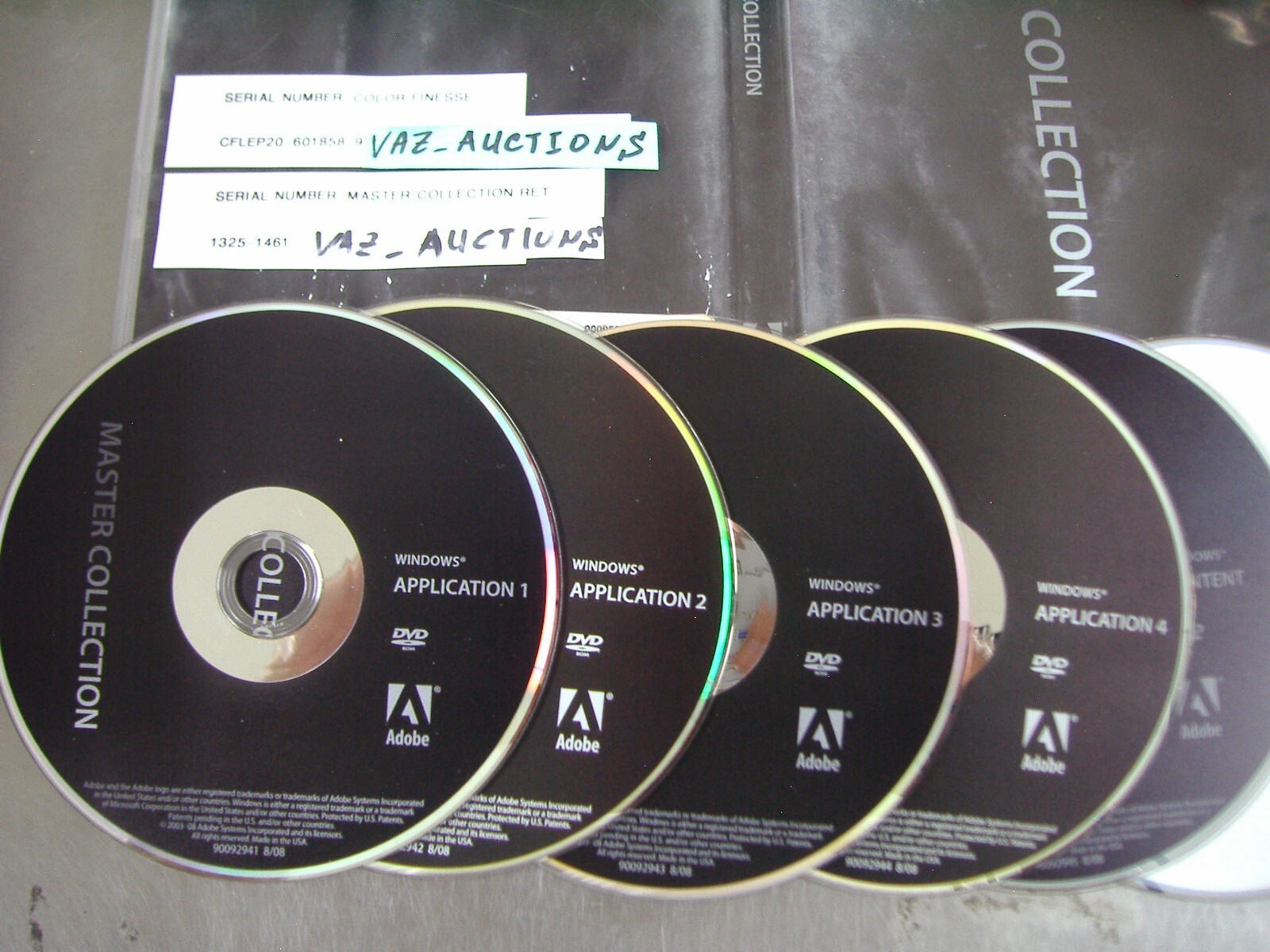 Adobe Creative Suite 4 CS4 Master Collection For Windows Full Retail DVD Version