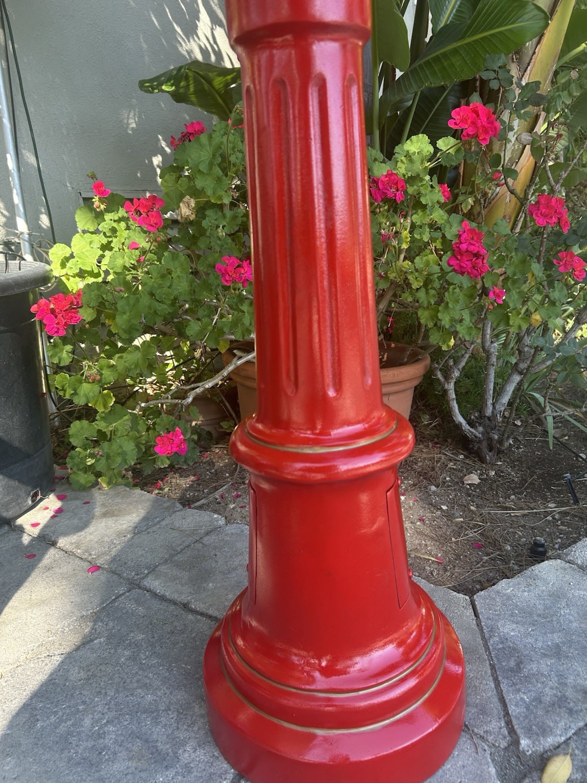 Gamewell Post Pedestal for mounting Fire Alarm Callbox