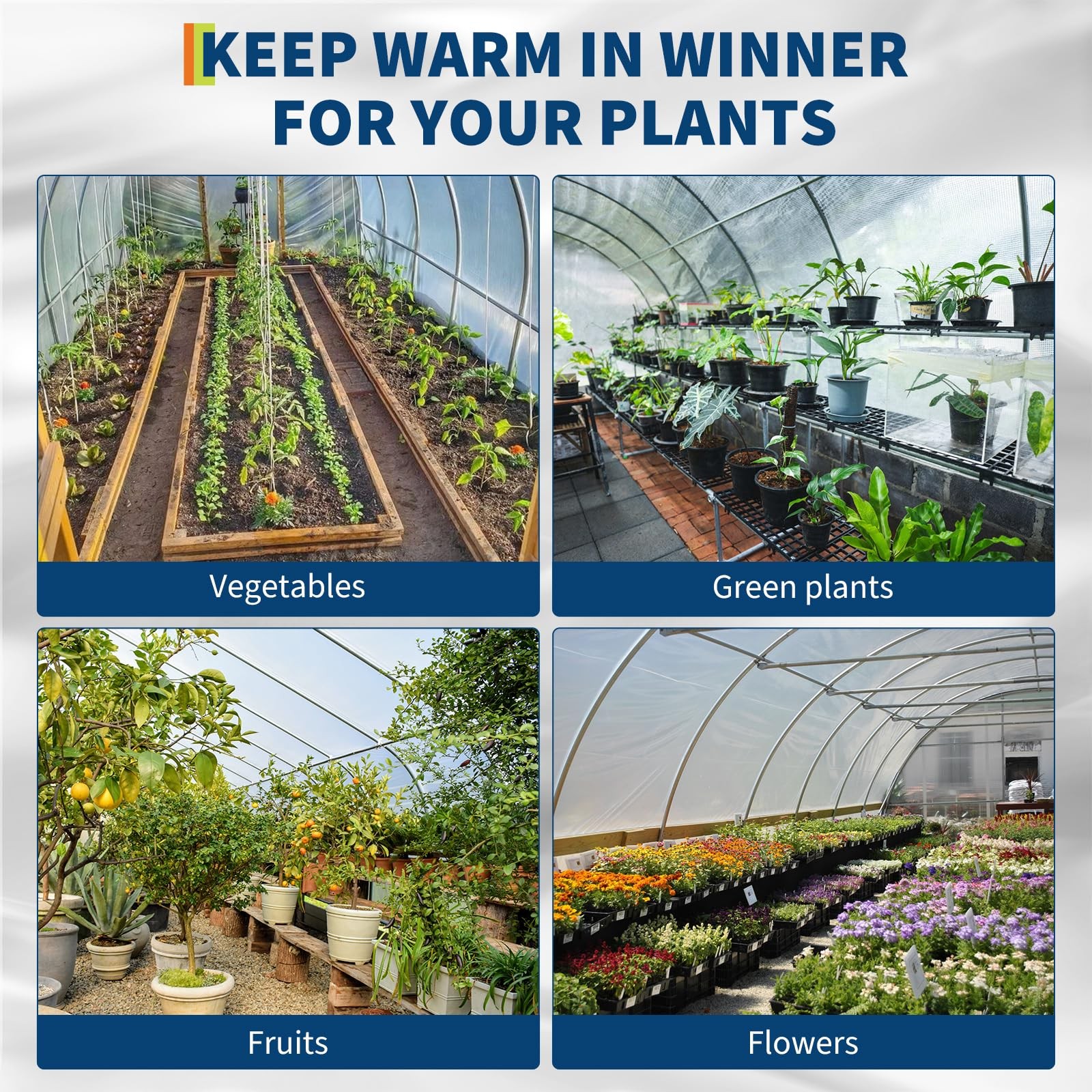 Clear Plastic Sheeting 6 Mil 26x40 ft for Farm Garden Greenhouse