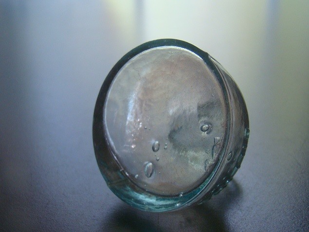 Antique Aqua-Blue BILLINGS Igloo Ink Bottle