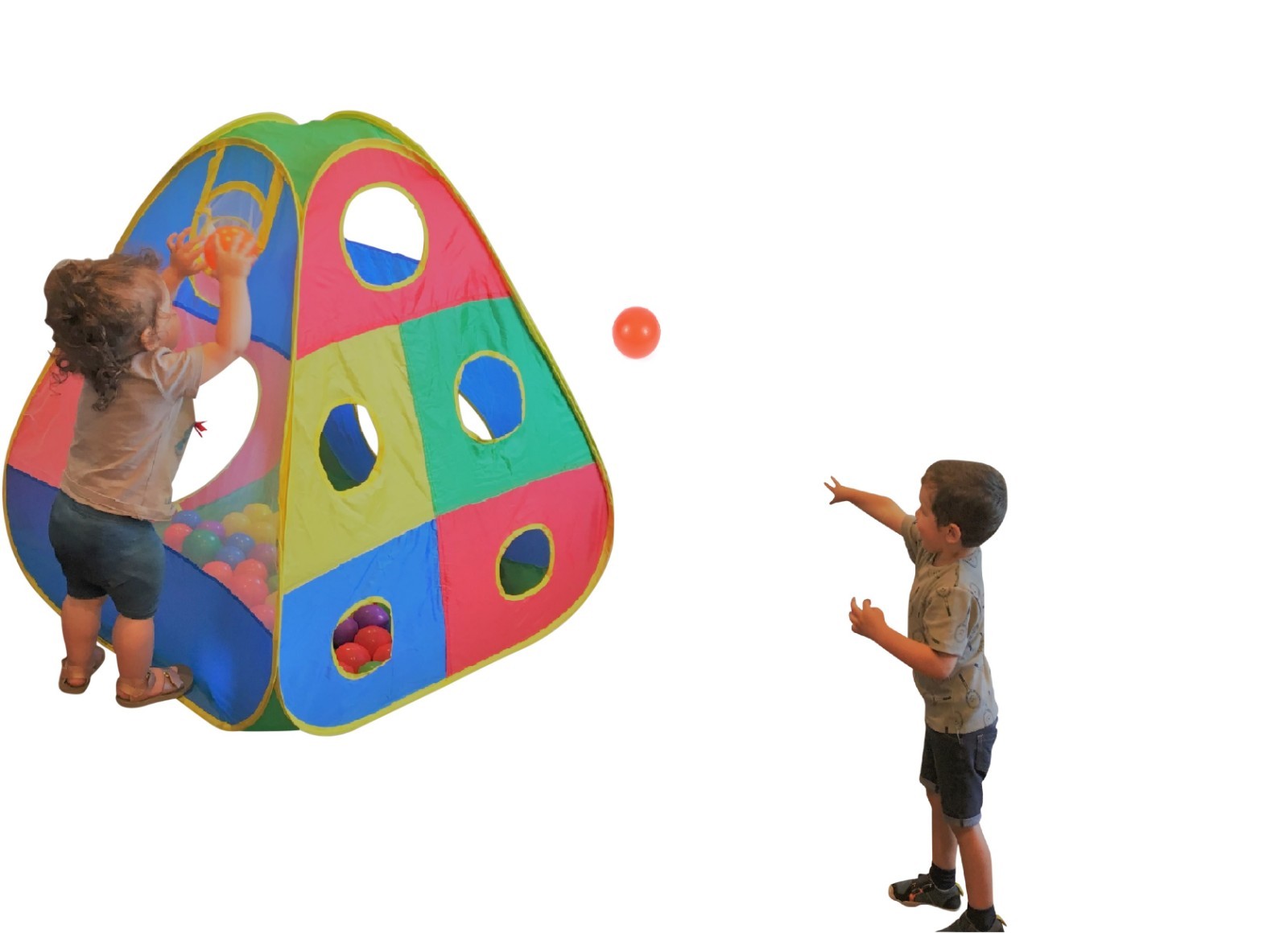Hide N Side Kids Ball Pit Play Tents Tunnels w/ Basketball Hoop &more FREE SHIP!