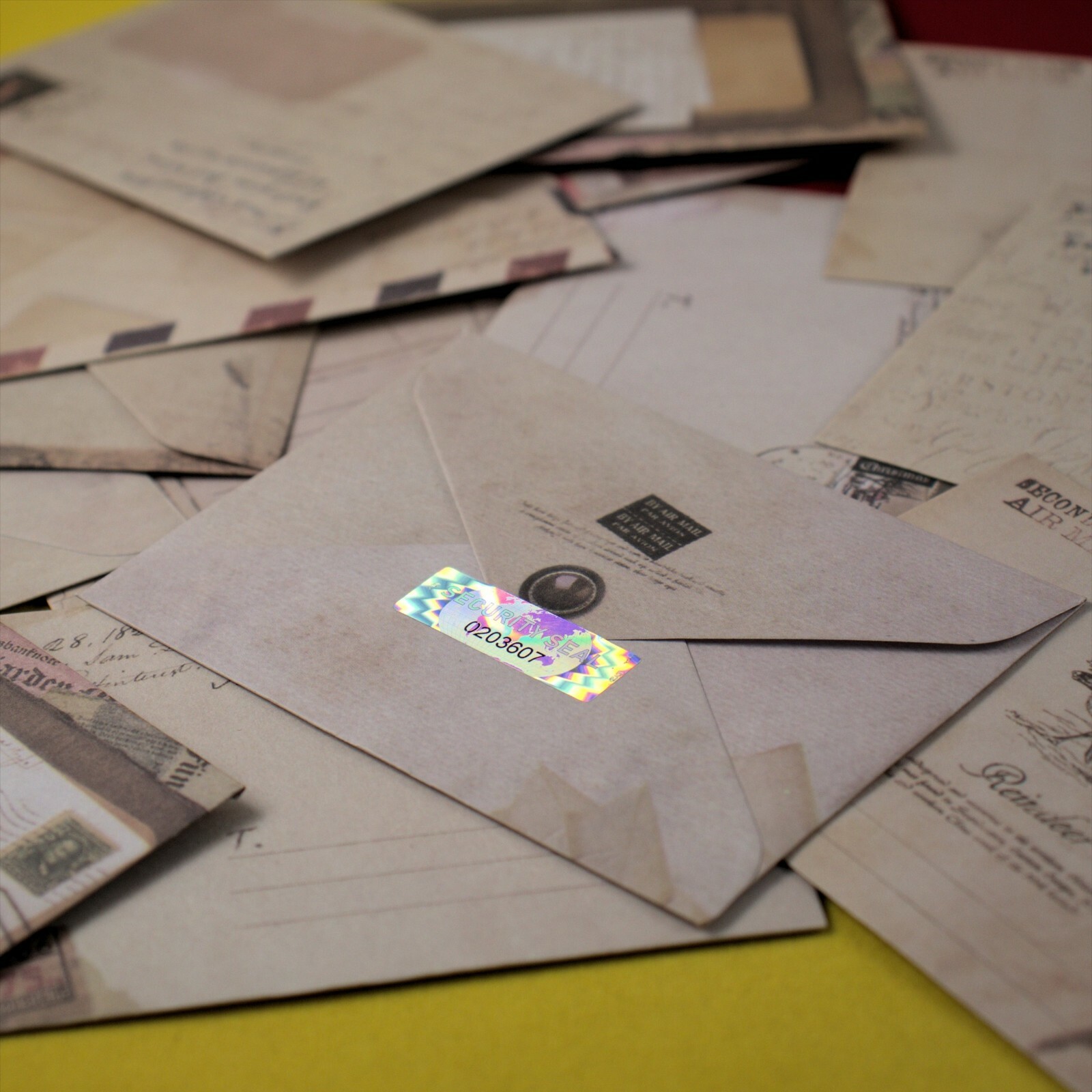 SECURITY SEAL Tamper Proof Security Sticker (SERIAL NUMBERS) (AvR051)