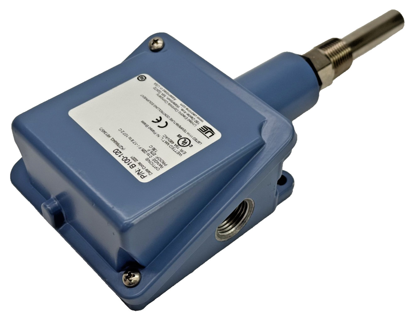 United Electric B100-120 Temperature Controller 15A 480VAC