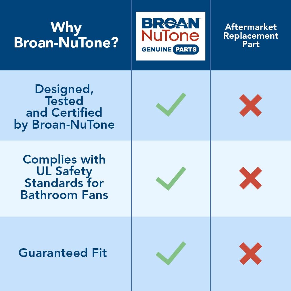 Broan-NuTone S97012026 Fan Silver