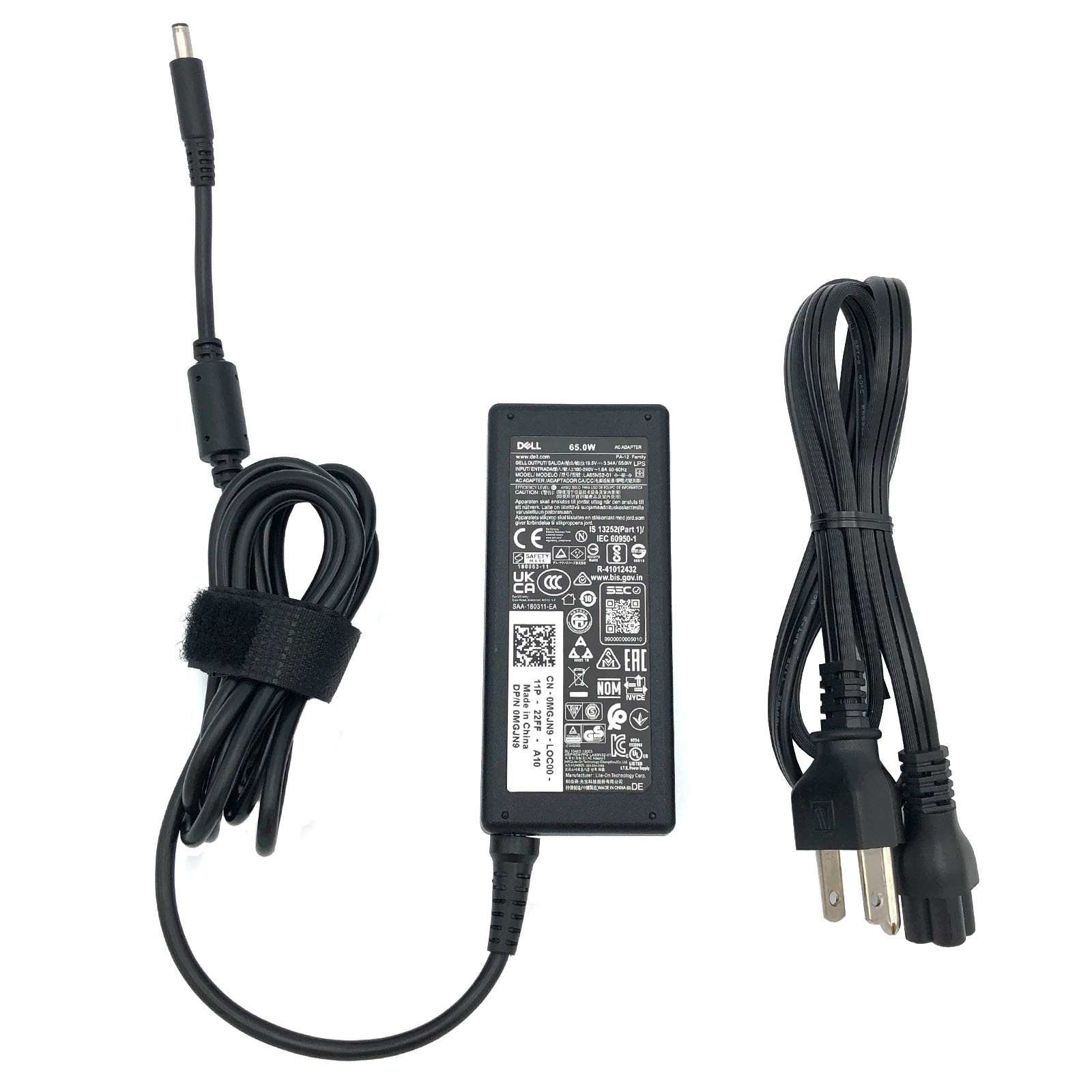 Original Dell AC Adapter for Inspiron 15 3520 3521 7537 Laptop Charger 65W