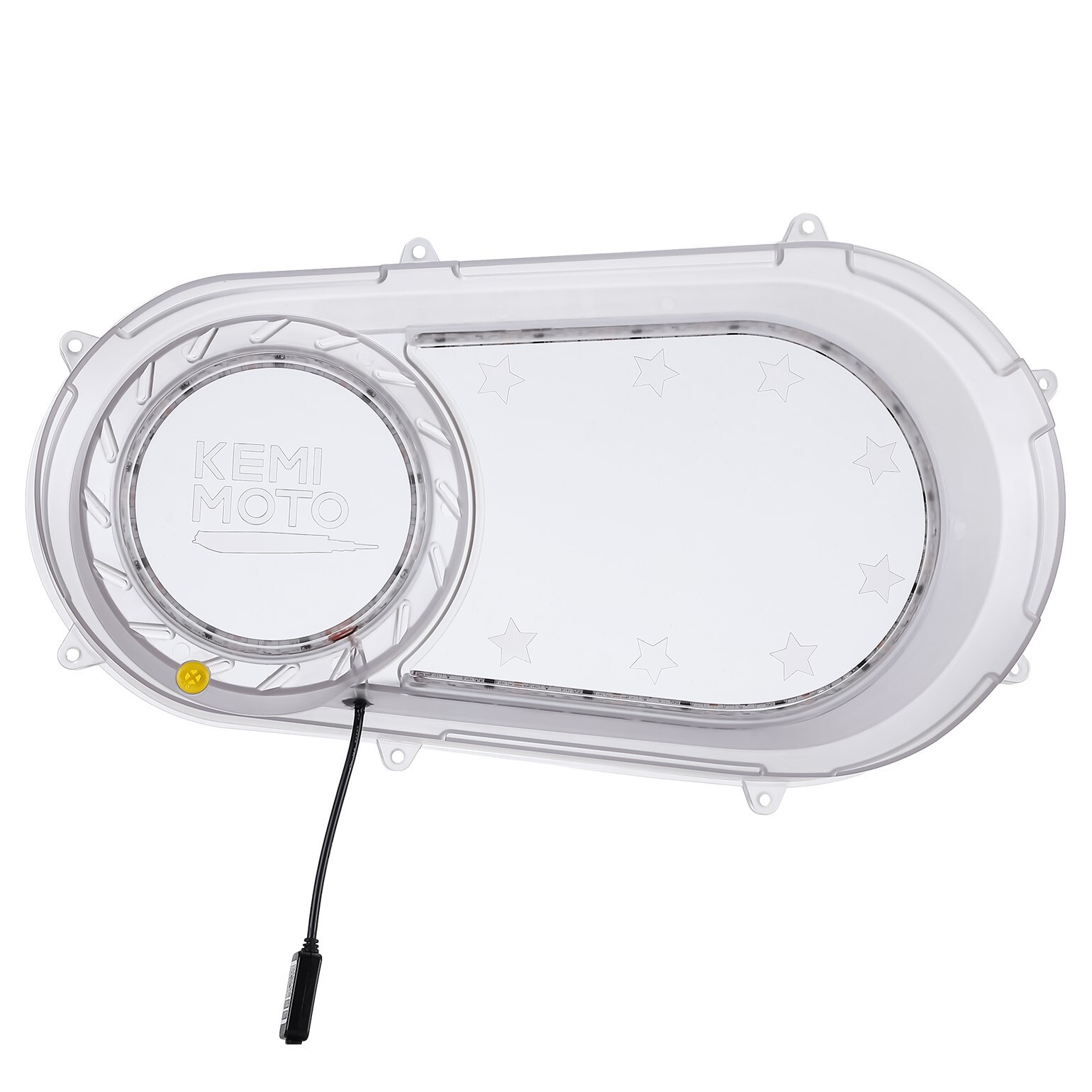 2207124 Clear Outer Clutch Cover w/RGB Lights for Polaris RZR XP 1000/4 Ranger