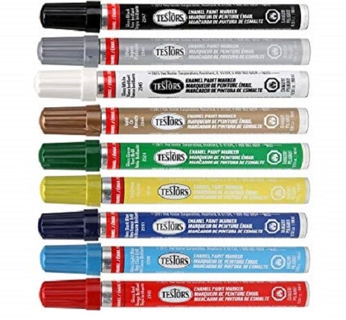 TESTORS ENAMEL PAINT MARKER Pen Multi Purpose & Surface HOBBY Craft ~PICK COLOR~
