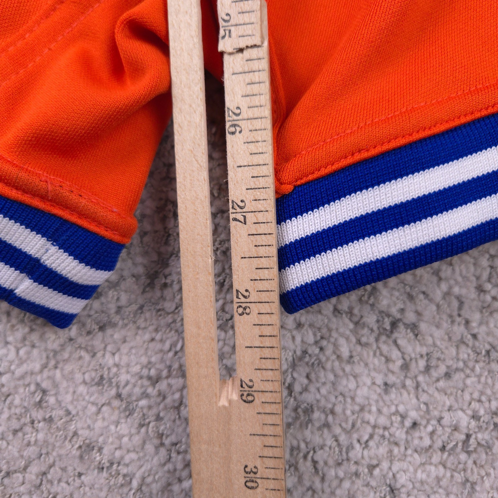 VTG Cliff Keen Wrestling Singlet Mens XS Orange Blue Vintage Made In USA