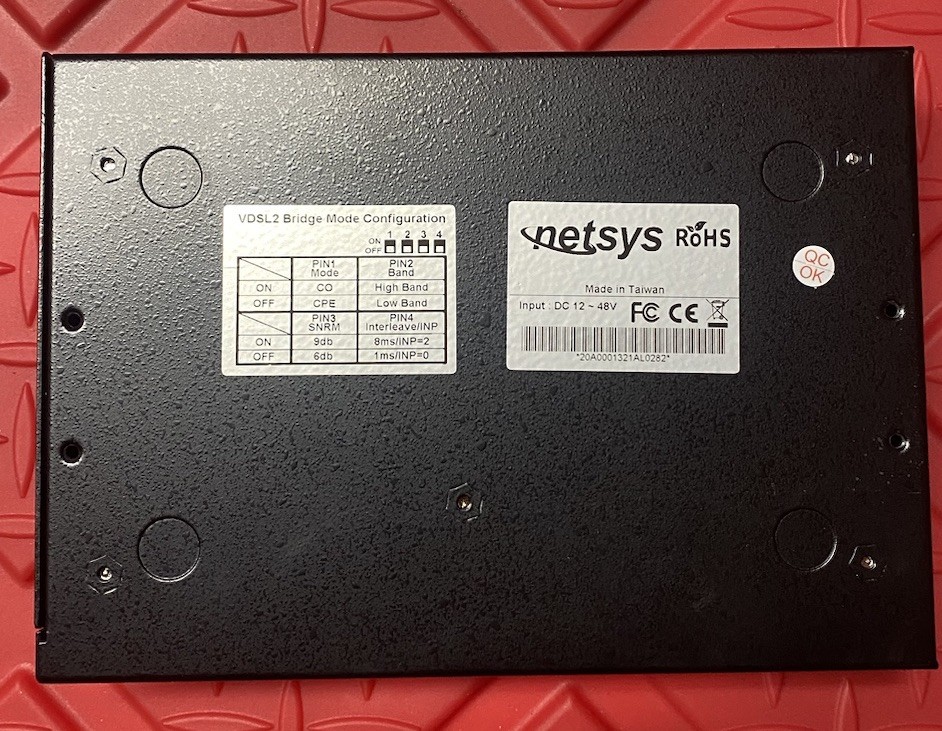 GigaPort Industrial Grade VDSL2 Ethernet Extender (100 Mbps)- NV500