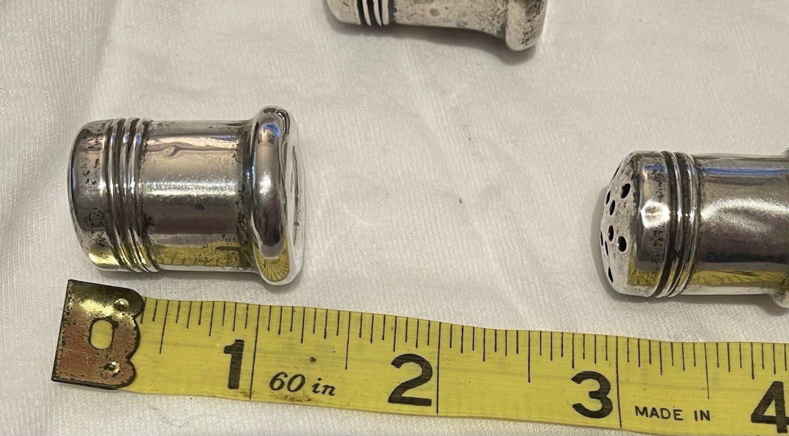 LOT of 20 Sterling Silver Salt & Pepper Mini Shakers 80 Grams ☚☚☚☚👀