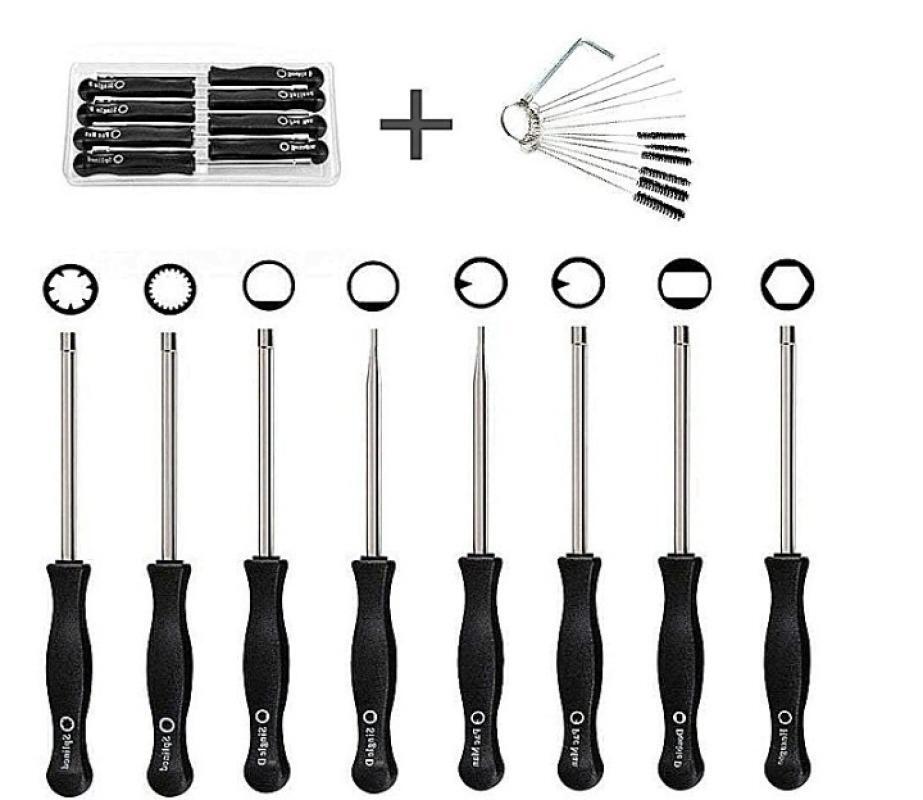 12 Pcs Screwdriver Carb Adjustment Tool Tune up Kit 2 Cycle W/ Cleaning Brush