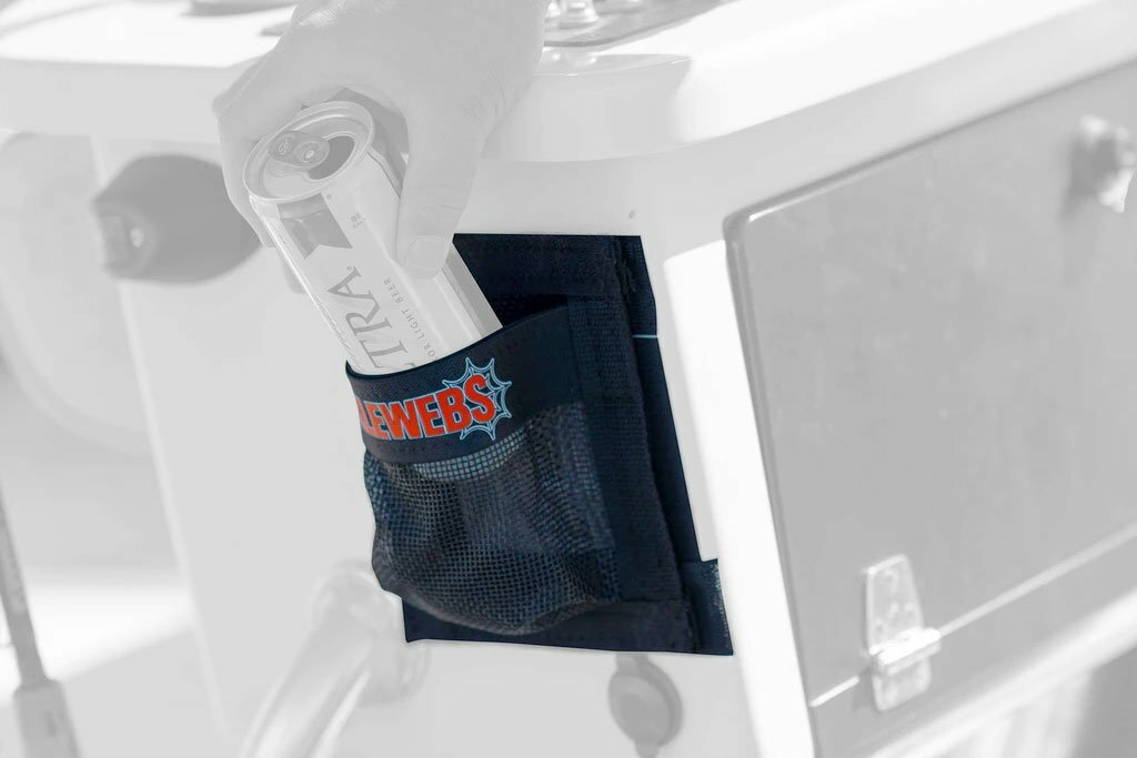 TackleWebs TWCHBLKV Instant Gear Storage Pocket, 6" x 6", NO DRILL Install|B7