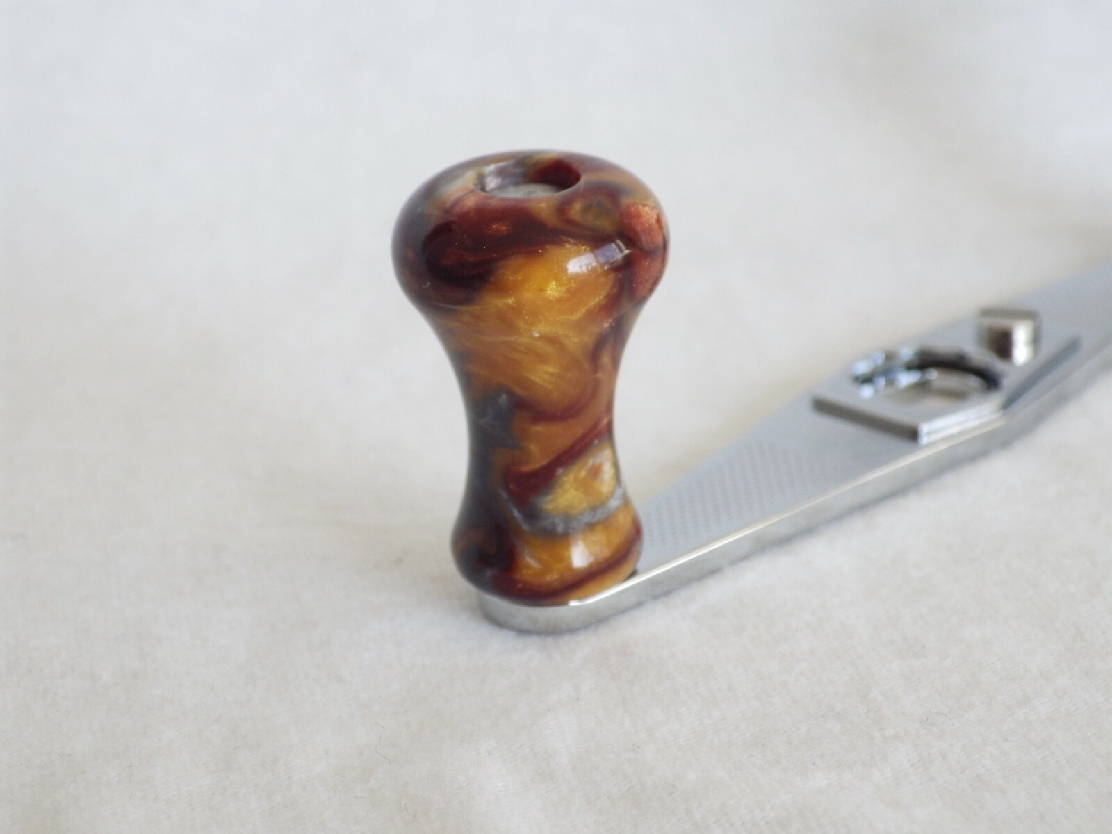 Simon Shimomura's 90 mm Custom Power Handles for ABU Garcia Ambassadeur