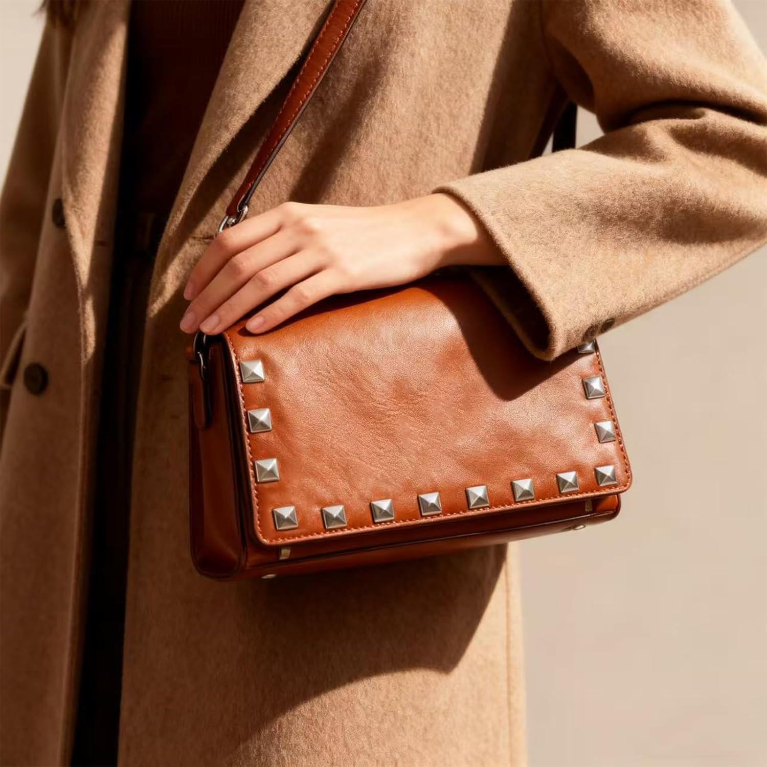 500PCS 10Mm 4-Prong Square Spikes, Silver Metal Pyramid Studs for Crafts, Punk S