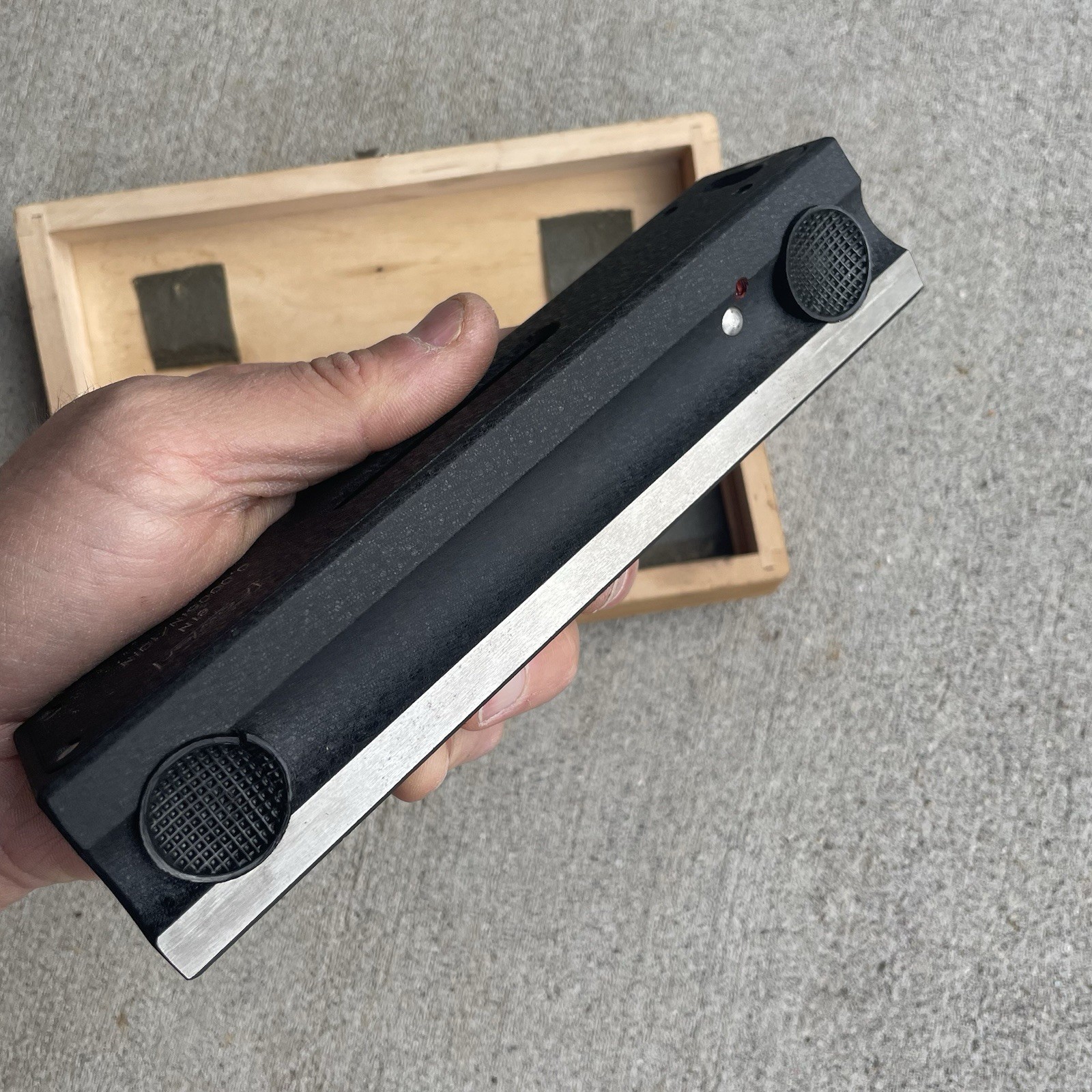 Fowler Level 8” 0.0005'' / 10'' Precision Machinist Inspection Level Bar