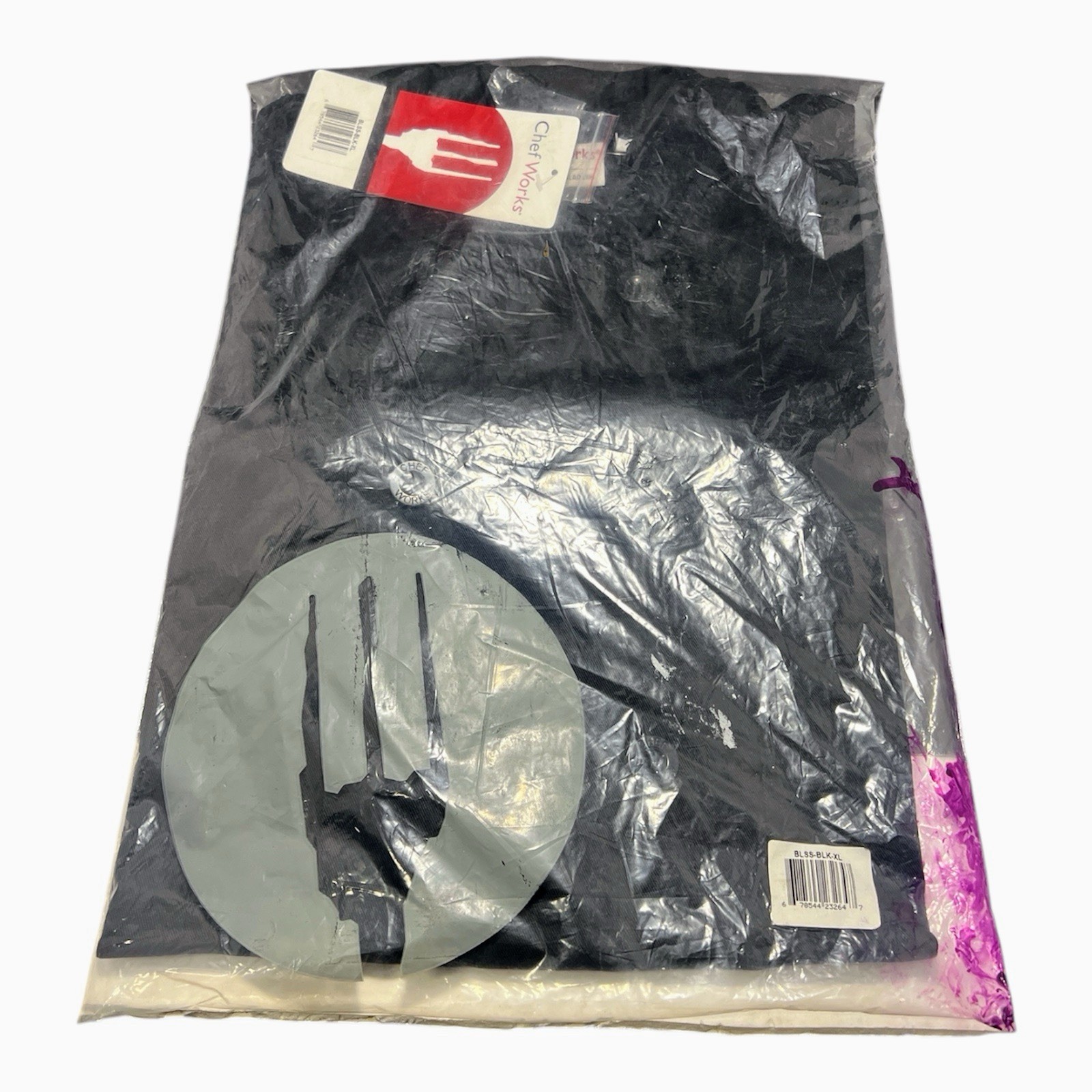 Chef Works, BLSS-BLK-XL, Chef's Coat New in Package