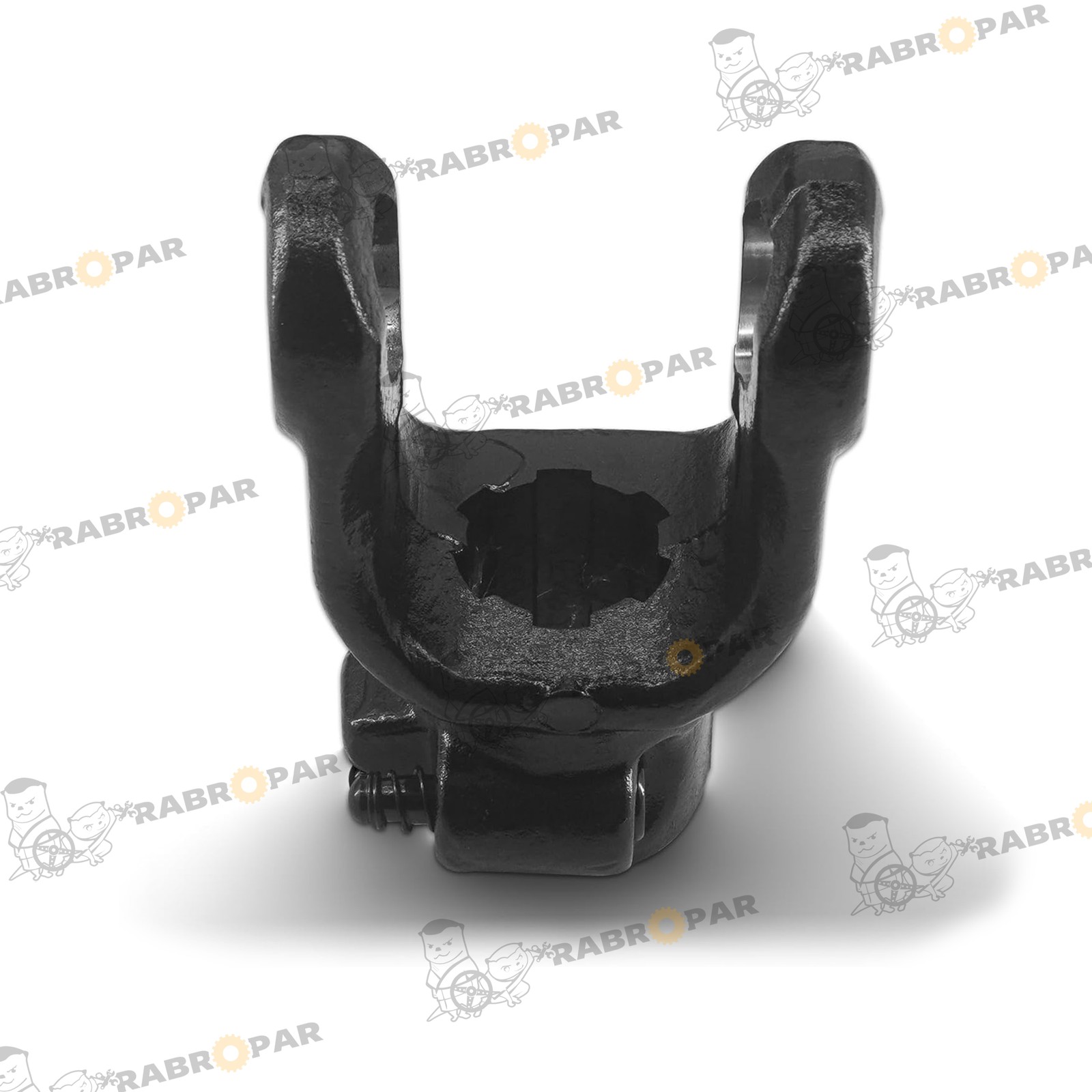 PTO Tractor End Yoke 4 Series 1-3/8 -6 Spline with Quick Disconnect Push Button