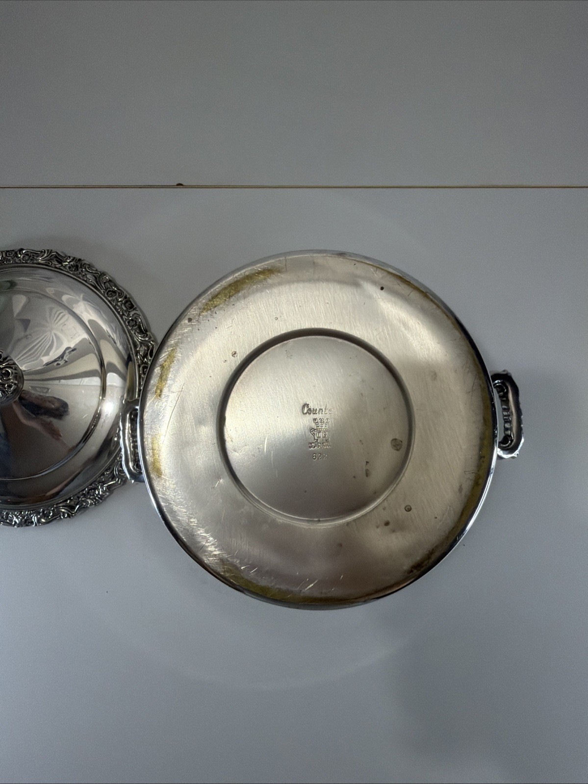 Vintage International Silverplate Countess Covered Ice Bucket – Ornate Floral