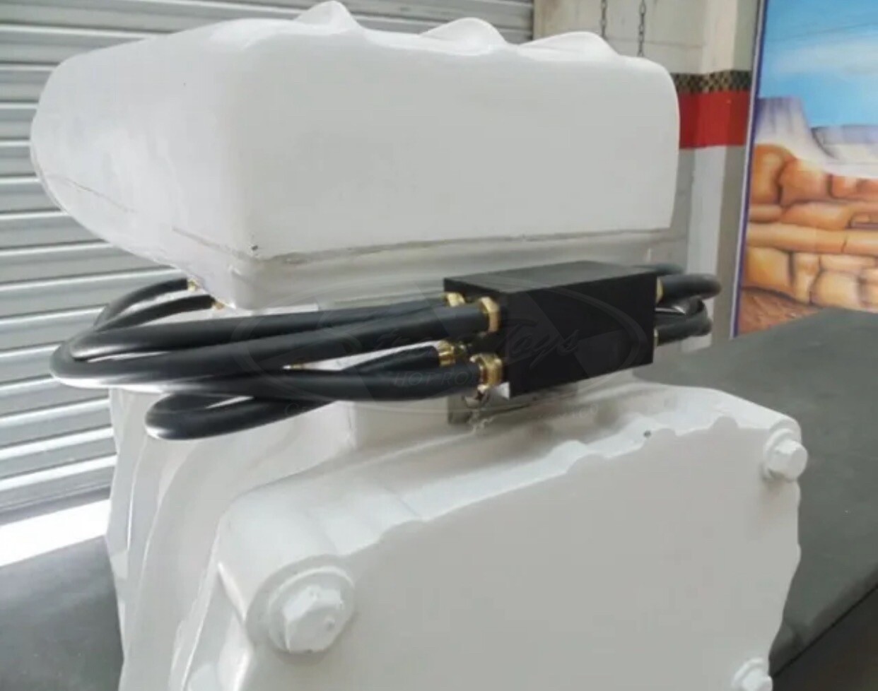 6-71 blower/supercharger fiberglas replica wall art man cave hot rat rod scoop