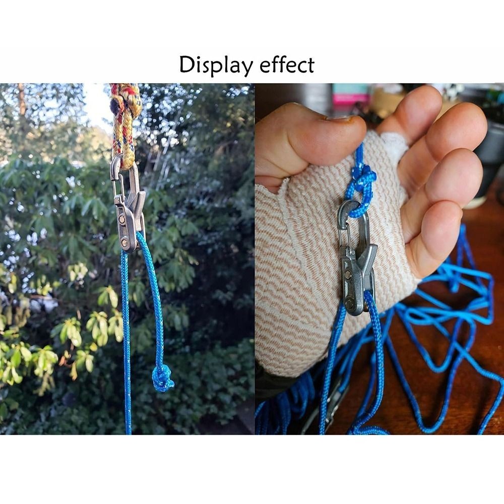 Outdoor Tensioner with Rope Roller Paracord–Cinching Tool for Camping, Hiking CW