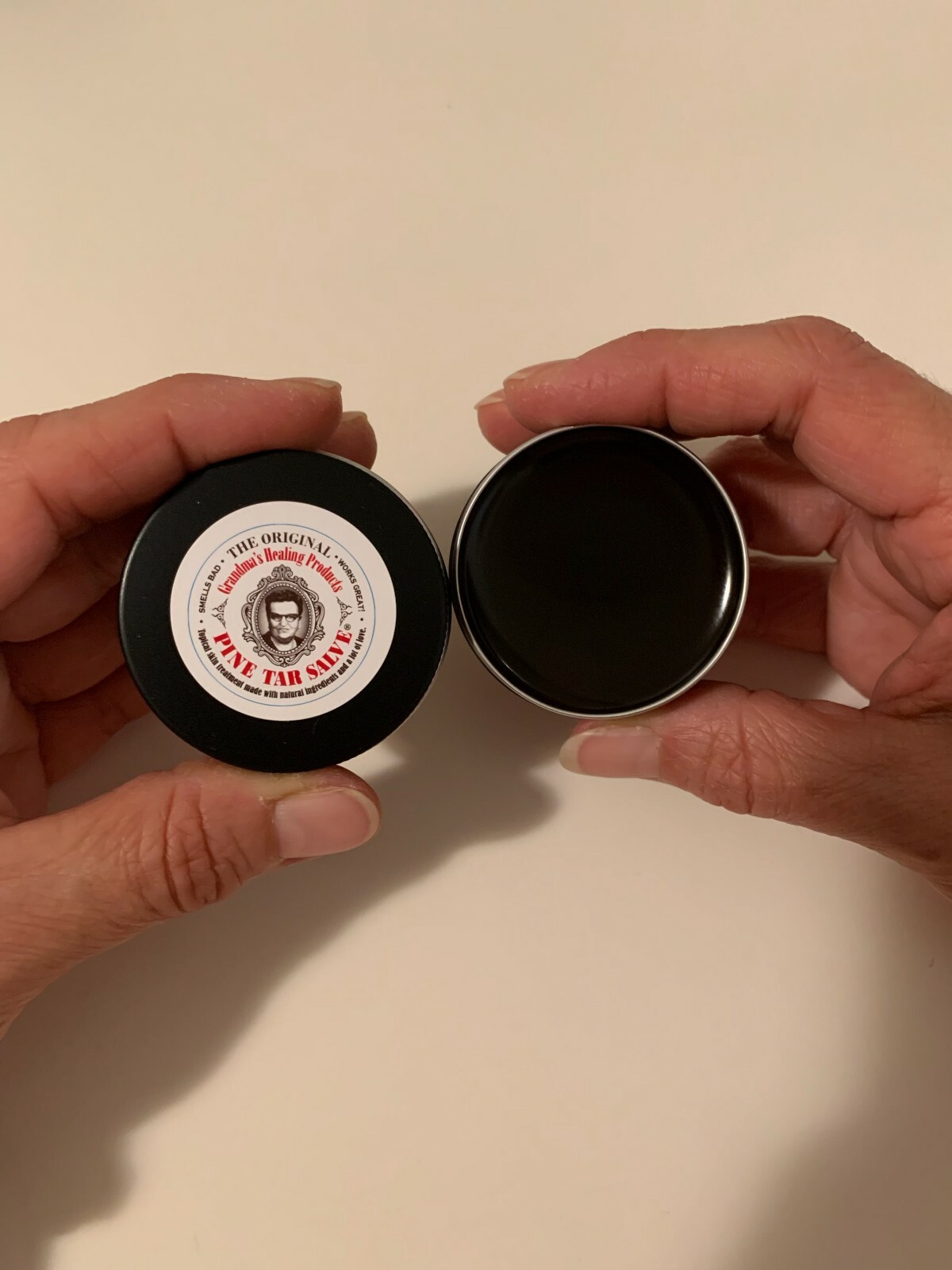 Grandmas Healing Products 1oz- Pine Tar Salve - A Black Drawing Ointment
