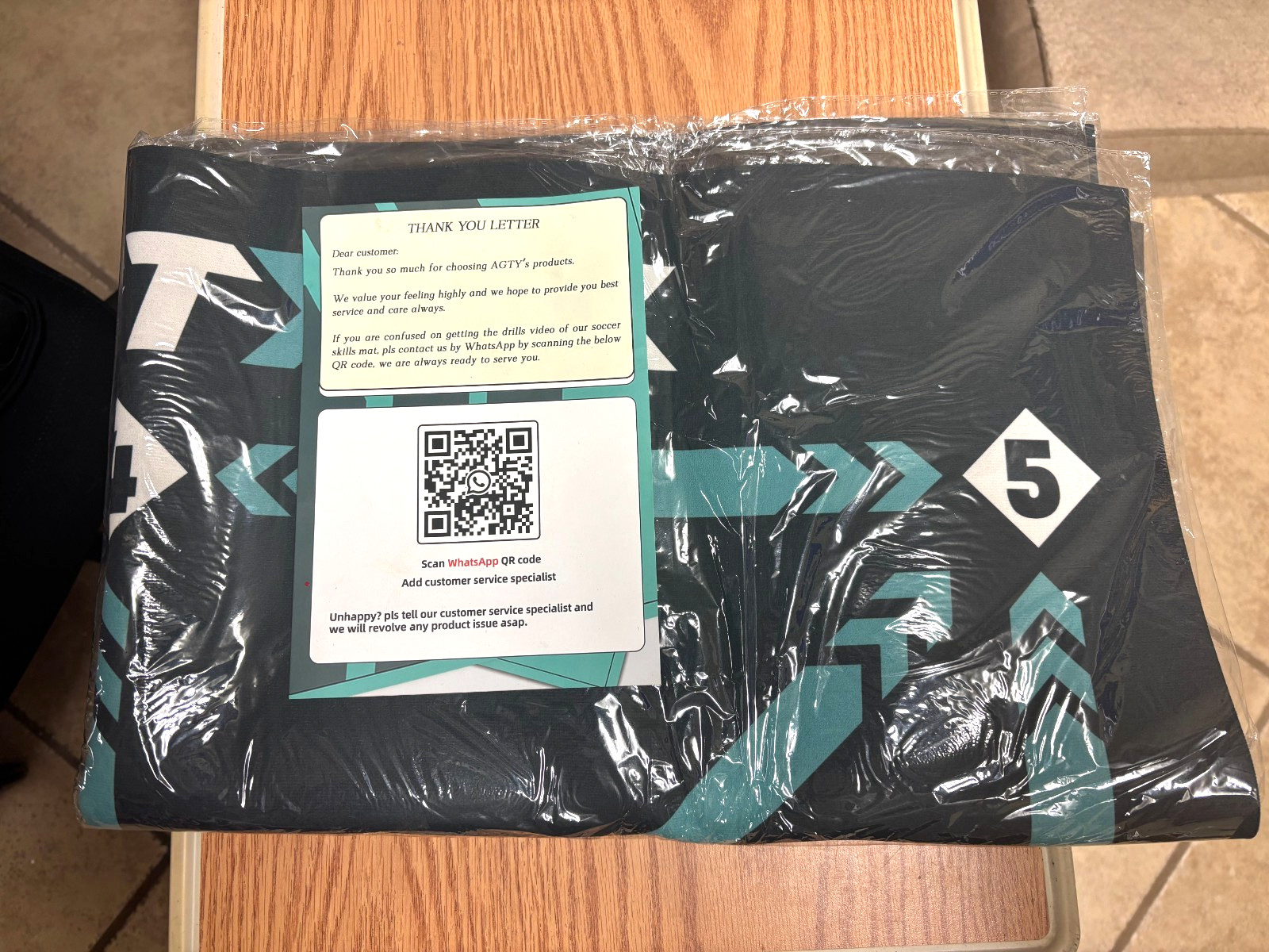 Soccer Training Mat, Non-Slip Silent Football Footstep Training Mat for Soccer