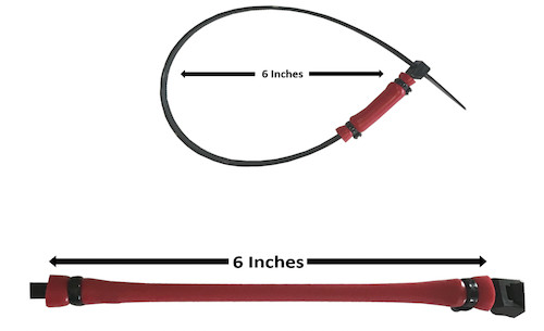 ZIP BANDIT CATTLE CASTRATION BANDS - 50 PACK CASTRATION BANDER, BANDING, LOOPS