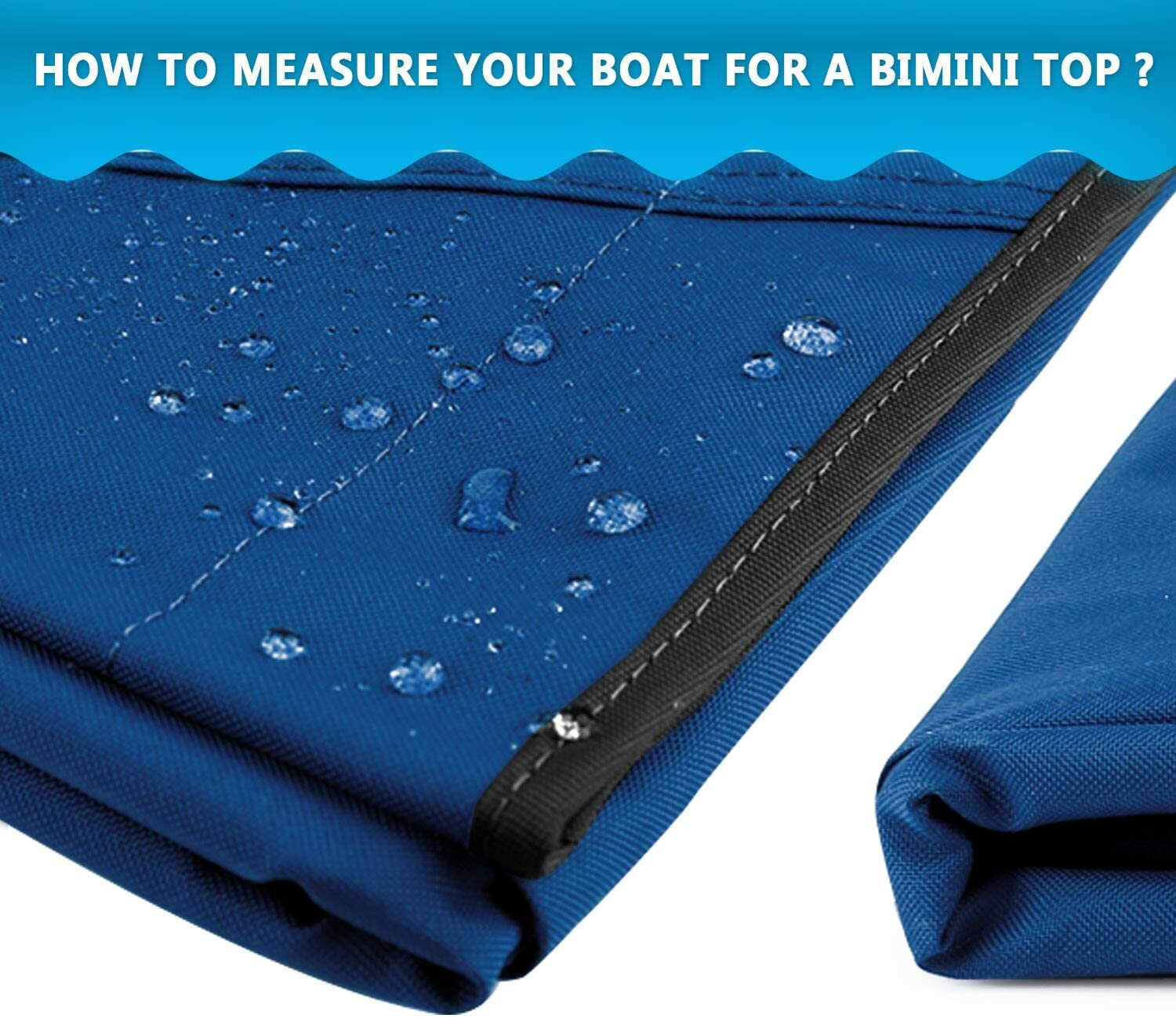 3 Bow Bimini Top Replacement Canvas Cover / Without Frame