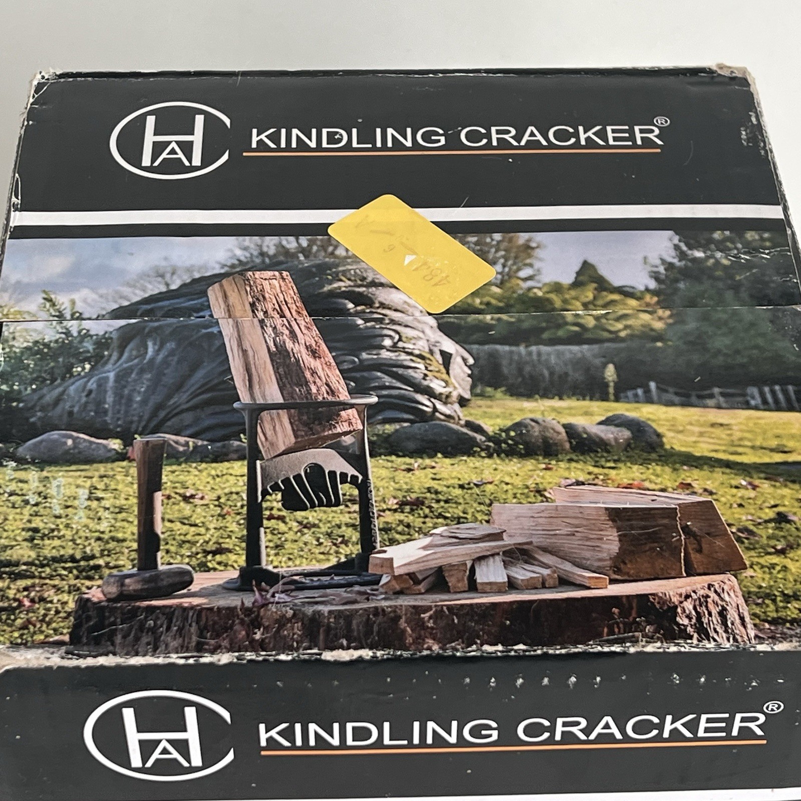 Kindling Cracker Firewood Log Splitter Cutter Black Australia NIB Camping