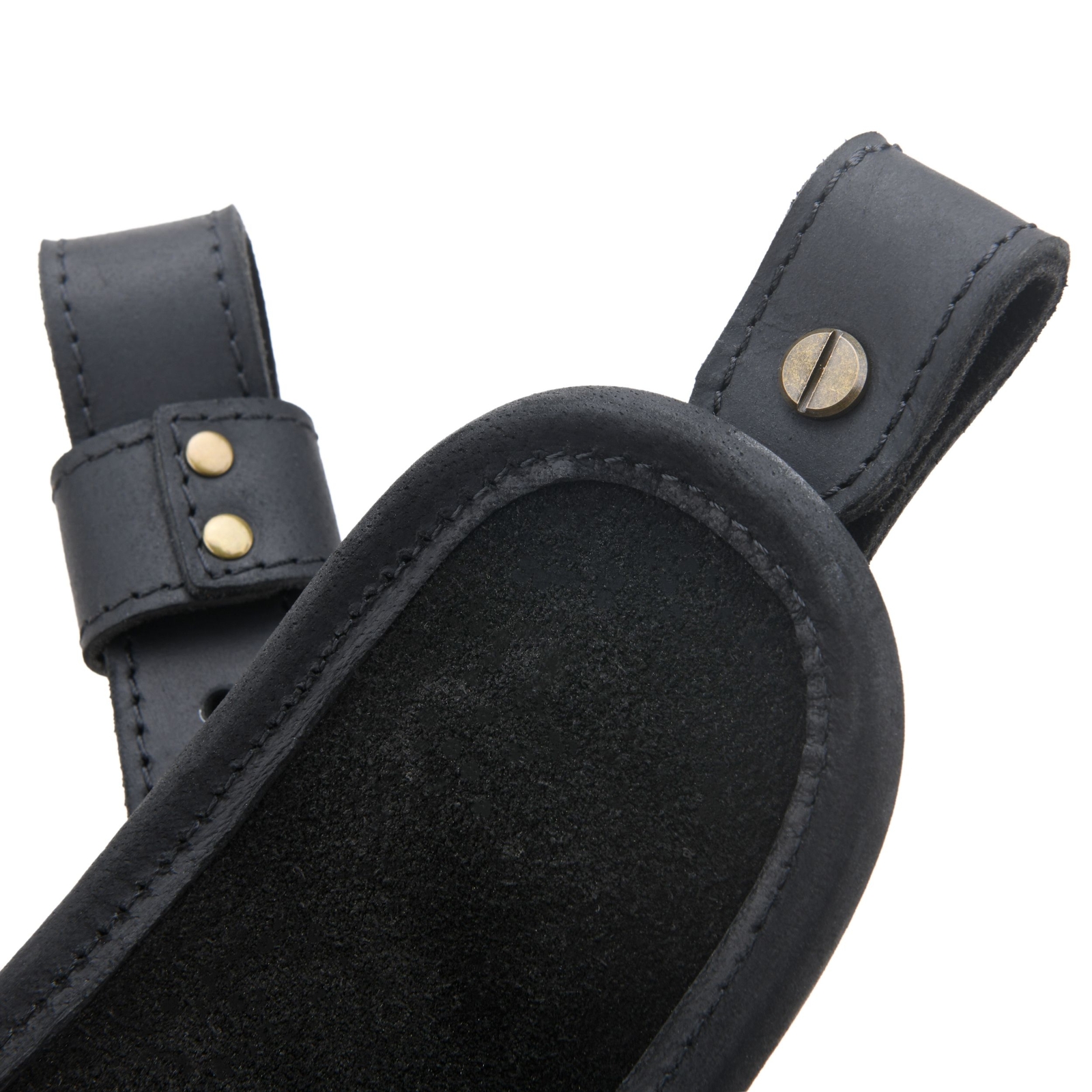 Leather Rifle Carry Sling Shotgun Shoulder Strap for .30-30.22LR 12GA.30-06 .308