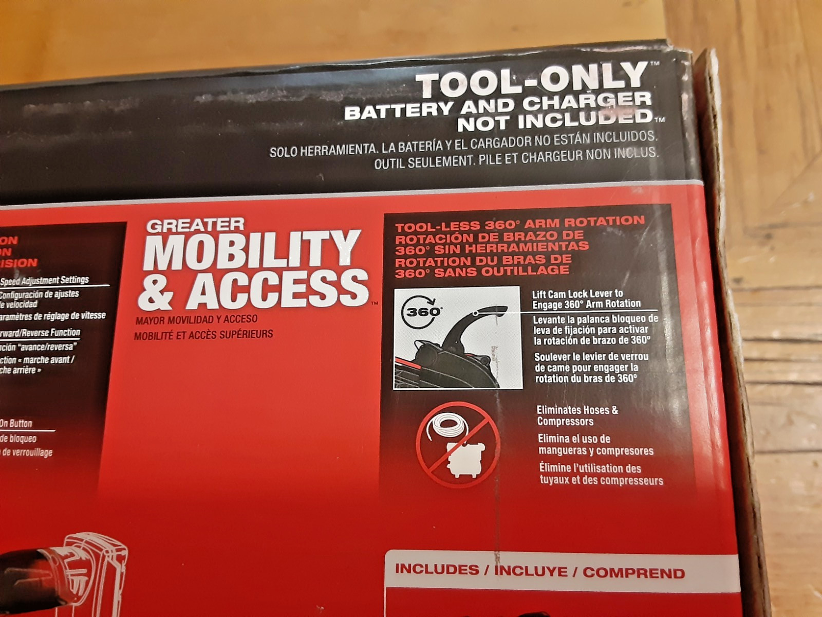 Milwaukee M12 FUEL 1/2" x 18" Cordless Bandfile (2482-20) TOOL ONLY - BRAND NEW