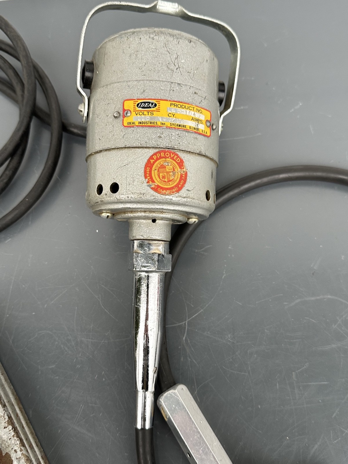 Ideal Model 45-104 Flexible Shaft Wire Stripper with Foot Pedal Switch