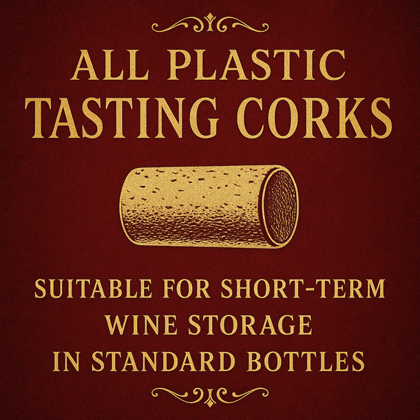 LD Carlson All Plastic Tasting Corks (25/Bag)