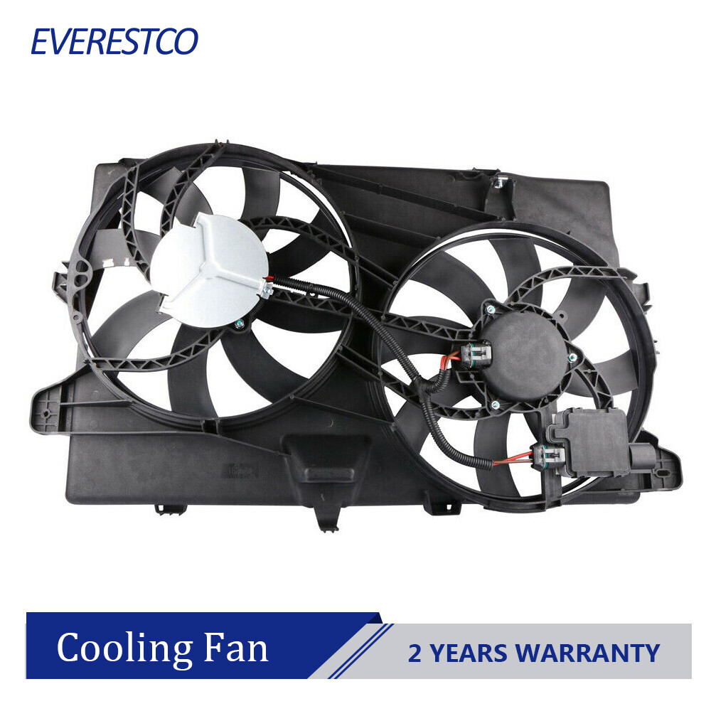 Dual Radiator Cooling Fan Assembly For 2007-2015 Ford Edge Lincoln MKX